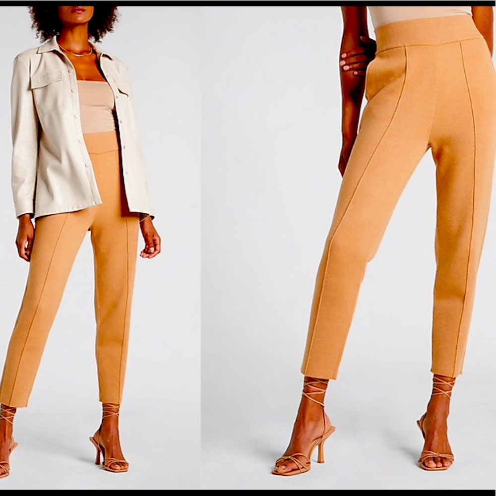 Express High Waisted Tailored Sweater Pants XS